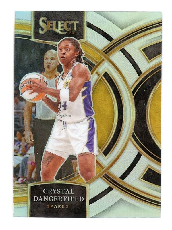 Crystal Dangerfield 2024 Select WNBA #131 Base Silver RAW