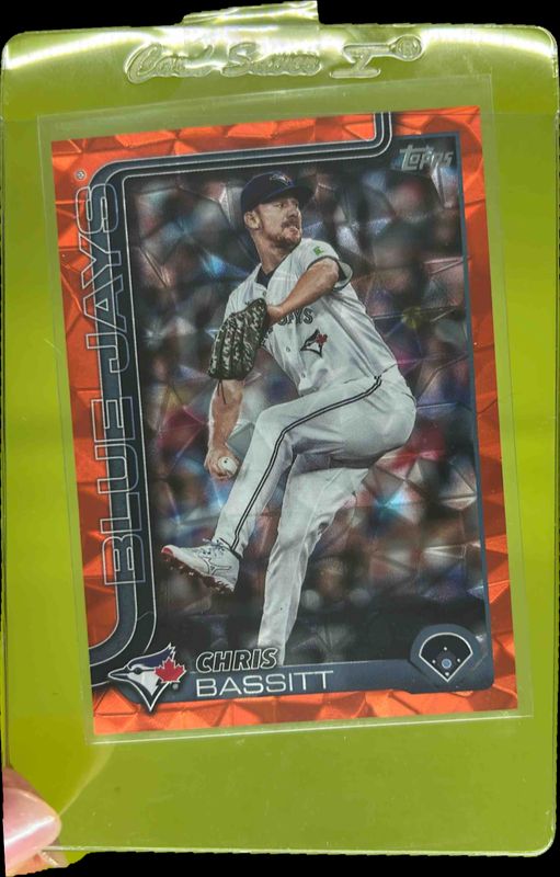 Chris Bassitt 2025 Topps #267 Orange Diamante Foil /25 RAW