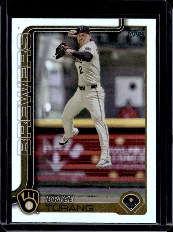 Brice Turang 2025 Topps #45 Rainbow Foil RAW