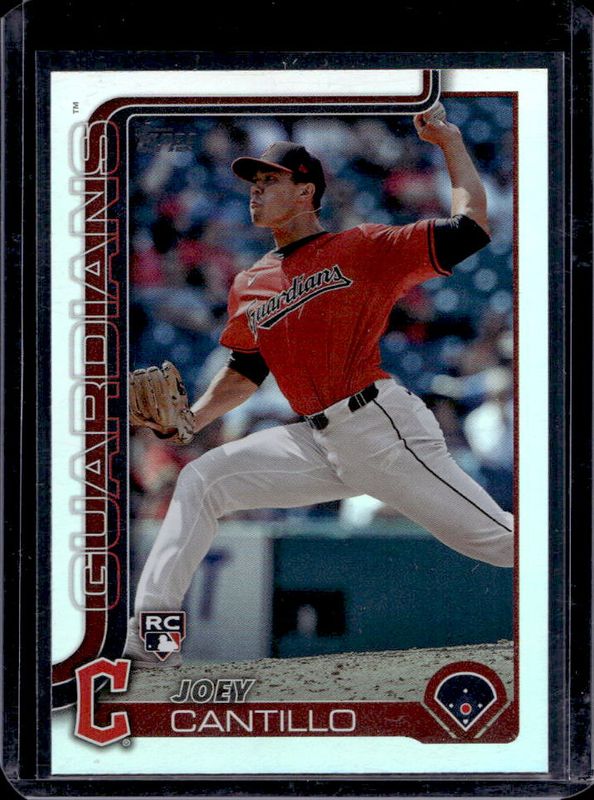 Joey Cantillo 2025 Topps #318 Rainbow Foil Rookie RAW