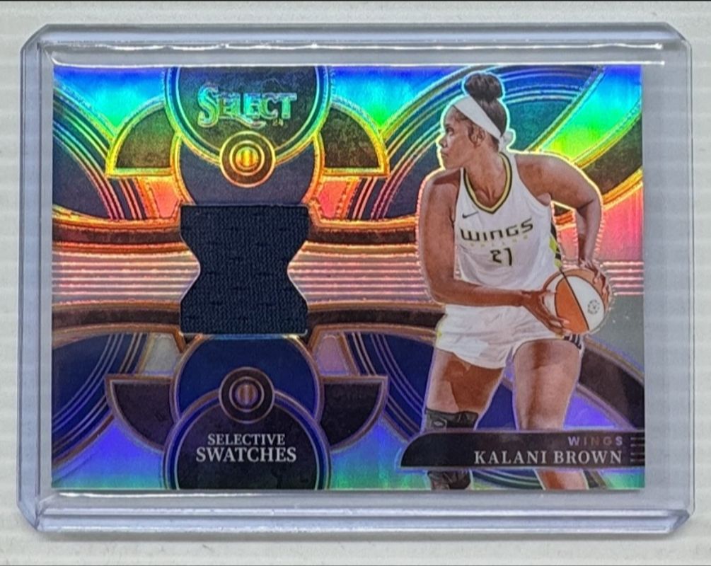 Kalani Brown 2024 Select WNBA #SW-KB Selective Swatches RAW