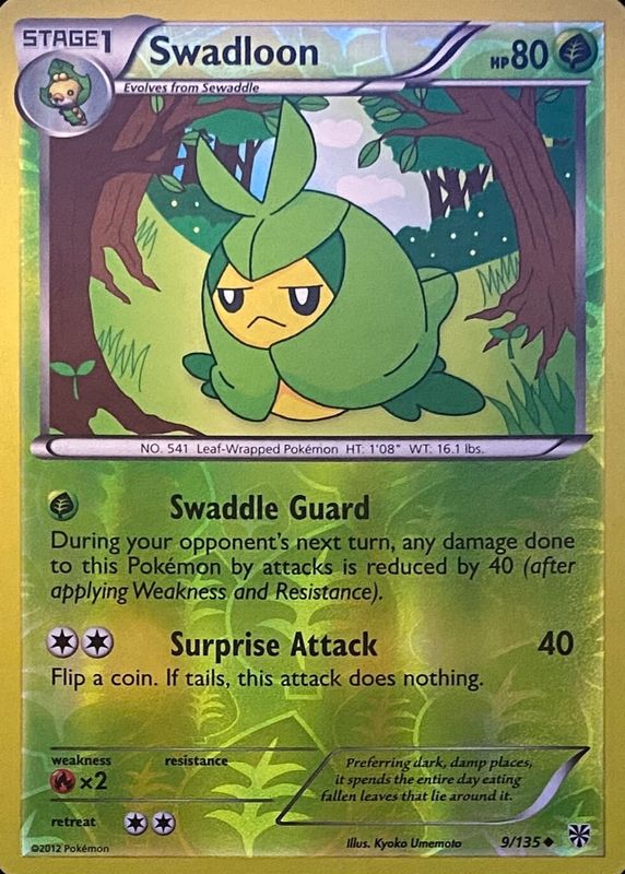 2013 Black & White: Plasma Storm #009/135 Reverse Holo