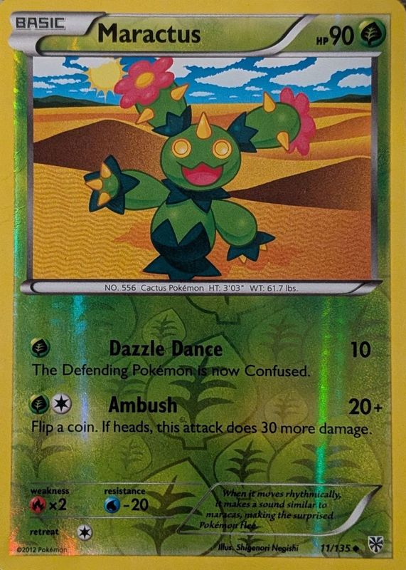 2013 Black & White: Plasma Storm #011/135 Reverse Holo