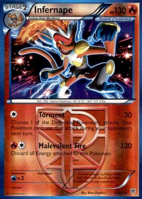 2013 Black & White: Plasma Storm #017/135 Holo
