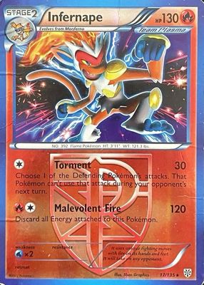 2013 Black & White: Plasma Storm #017/135 Reverse Holo