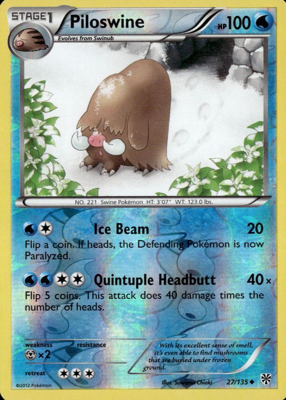 2013 Black & White: Plasma Storm #027/135 Reverse Holo