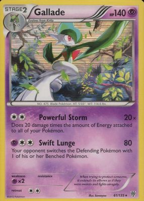 2013 Black & White: Plasma Storm #061/135 Holo