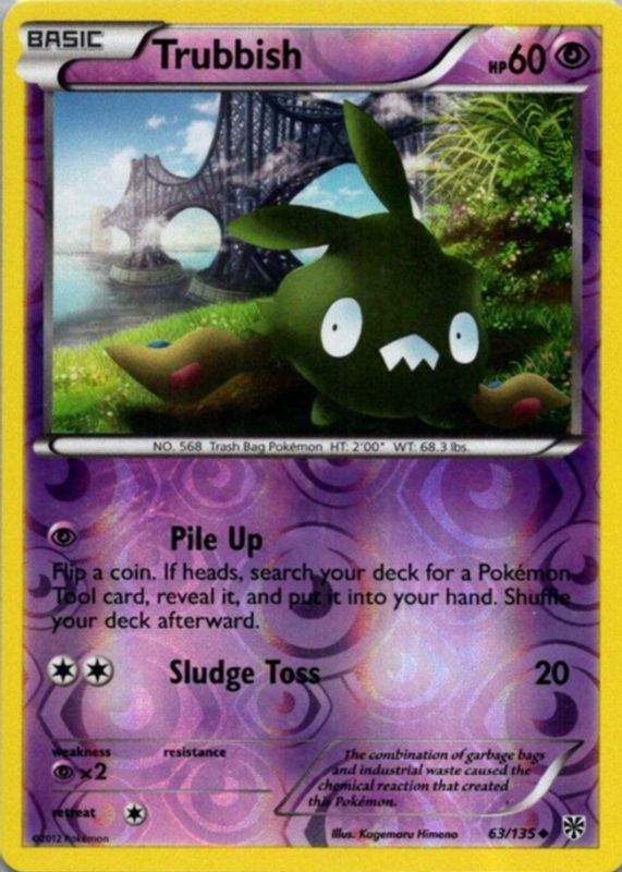 2013 Black & White: Plasma Storm #063/135 Reverse Holo