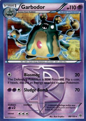2013 Black & White: Plasma Storm #066/135 Holo