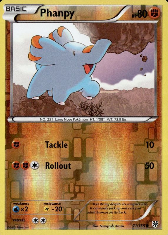 2013 Black & White: Plasma Storm #071/135 Reverse Holo