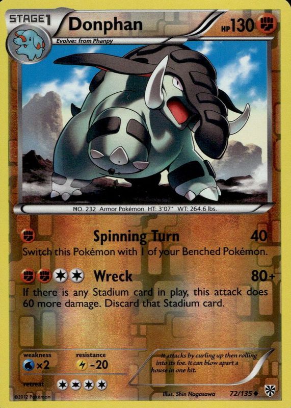 2013 Black & White: Plasma Storm #072/135 Reverse Holo