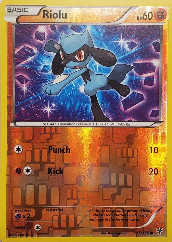 2013 Black & White: Plasma Storm #075/135 Reverse Holo