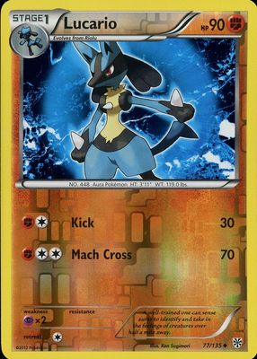 2013 Black & White: Plasma Storm #077/135 Reverse Holo