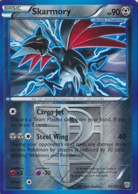 2013 Black & White: Plasma Storm #087/135 Reverse Holo