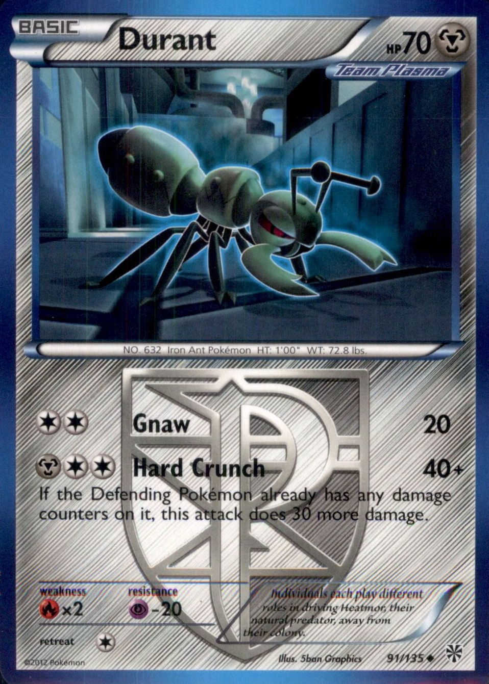 ant pokemon card Durant - 132/192 main image 1