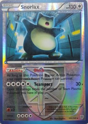 2013 Black & White: Plasma Storm #101/135 Reverse Holo