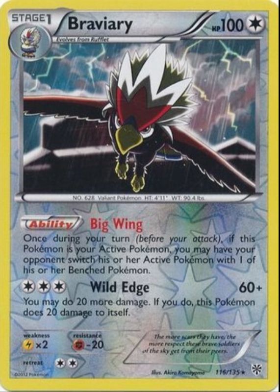 2013 Black & White: Plasma Storm #116/135 Reverse Holo