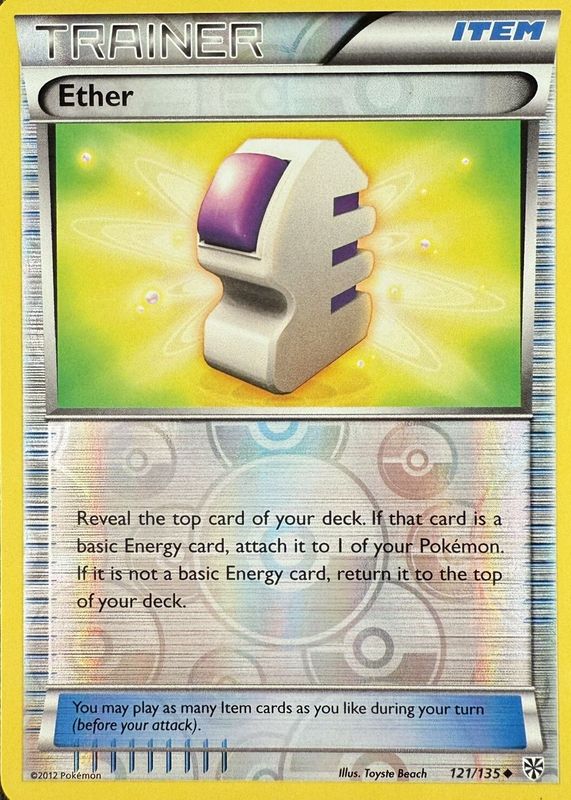 2013 Black & White: Plasma Storm #121/135 Reverse Holo