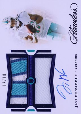 2021 Flawless #RDPA-JWA Rookie Dual Patch Auto - Sapphire (/10)