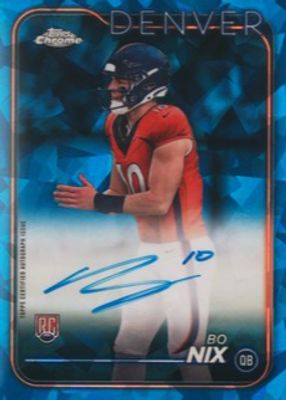 2024 Topps Chrome Sapphire Edition #RA-BNI Rookie Autographs