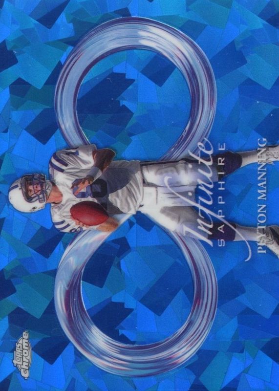 Peyton Manning 2024 Topps Chrome Sapphire Edition #IS-9 Infinite RAW