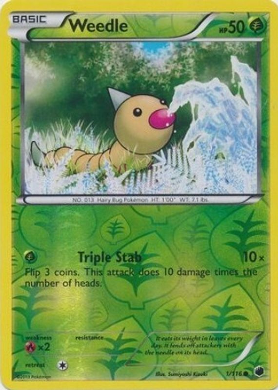 2013 Black & White: Plasma Freeze #001/116 Reverse Holo