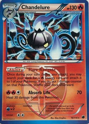 2013 Black & White: Plasma Freeze #016/116 Holo