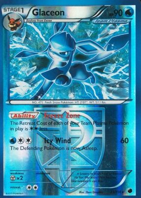 2013 Black & White: Plasma Freeze #023/116 Reverse Holo