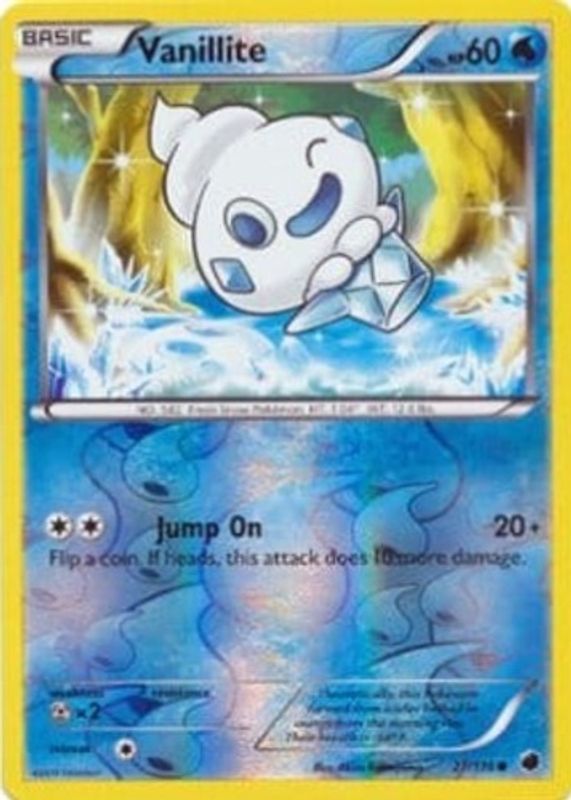 2013 Black & White: Plasma Freeze #027/116 Reverse Holo