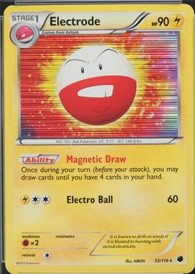 2013 Black & White: Plasma Freeze #033/116 Holo