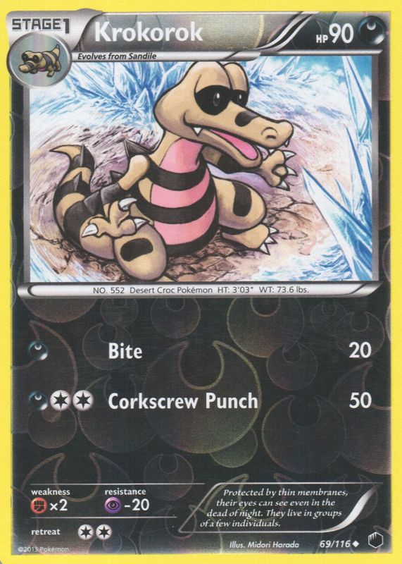 2013 Black & White: Plasma Freeze #069/116 Reverse Holo