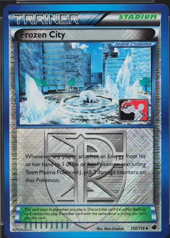2013 Black & White: Plasma Freeze #100/116 Promo (League Play)