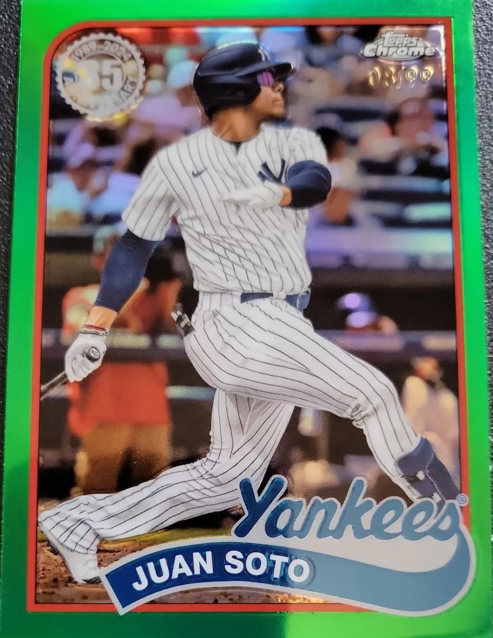 Juan Soto 2024 Topps Chrome #89CB-9 1989 Baseball - Green