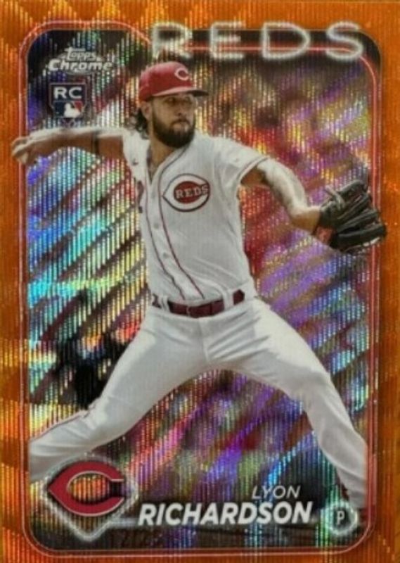 2024 Topps Chrome #230 Orange Wave Refractor /25