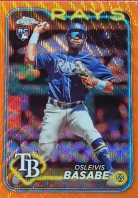 2024 Topps Chrome #41 Orange Wave Refractor /25