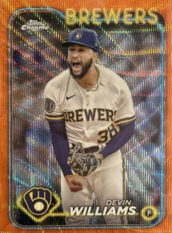 2024 Topps Chrome #103 Orange Wave Refractor /25
