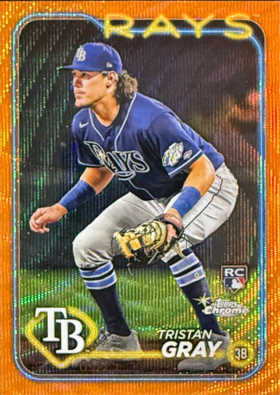 2024 Topps Chrome #8 Orange Wave Refractor /25
