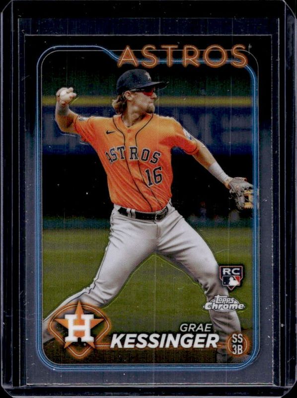 Grae Kessinger 2024 Topps Chrome #193 Base Rookie RAW