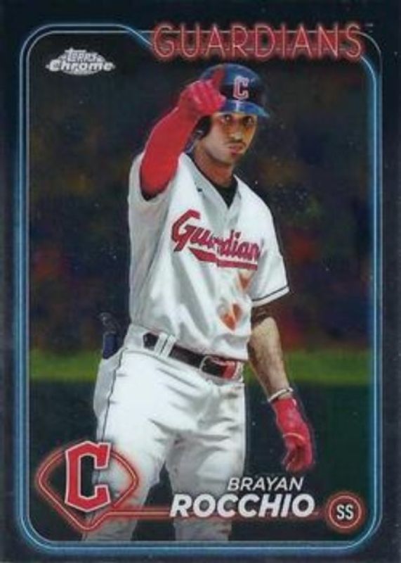 Brayan Rocchio 2024 Topps Chrome #113 Base RAW
