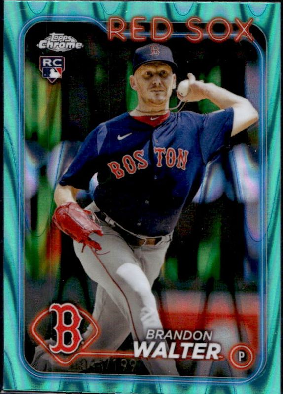 2024 Topps Chrome #254 Aqua RayWave Refractor /199
