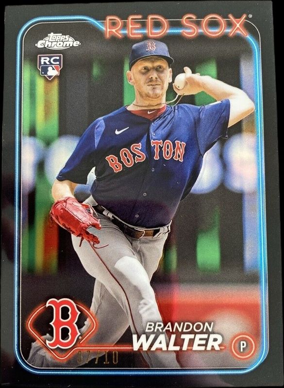 2024 Topps Chrome #254 Black Refractor /10