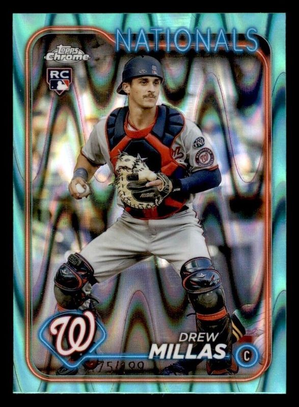 2024 Topps Chrome #85 Aqua RayWave Refractor /199