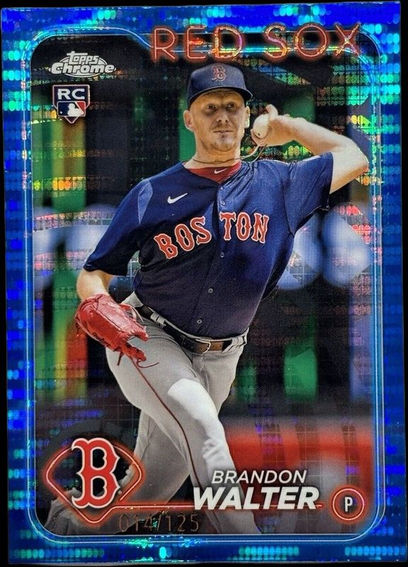 2024 Topps Chrome #254 Blue Sonar Refractor /125