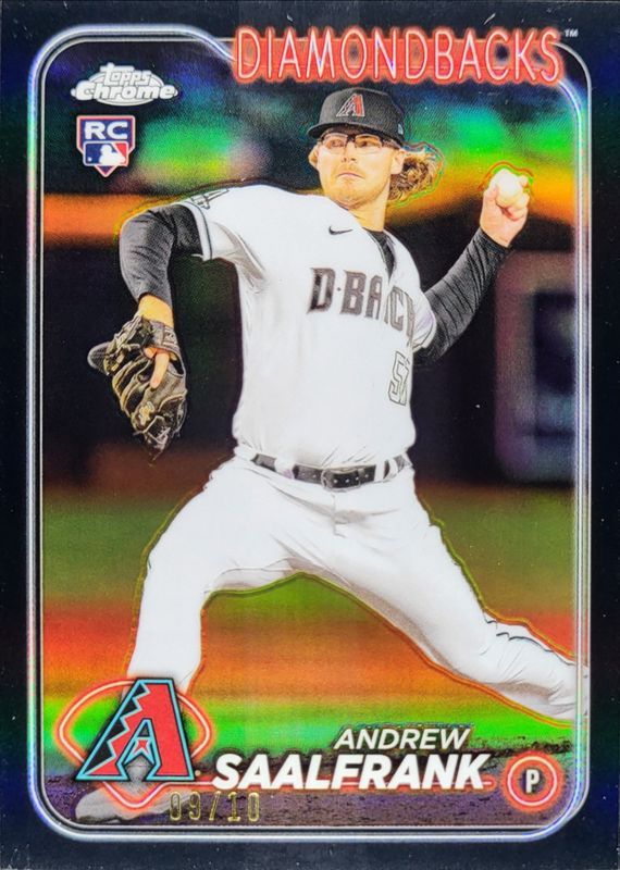 2024 Topps Chrome #178 Black Refractor /10