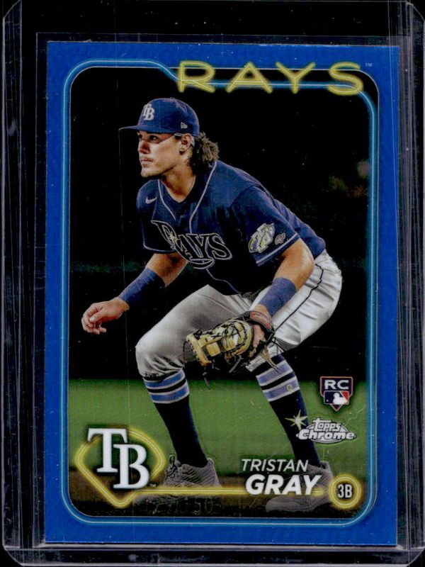 2024 Topps Chrome #8 Blue Refractor /150