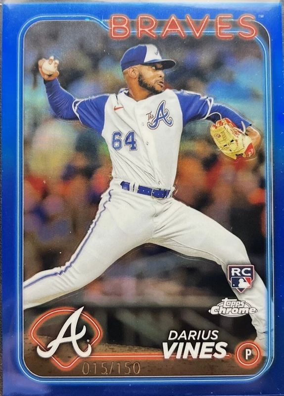 2024 Topps Chrome #197 Blue Refractor /150