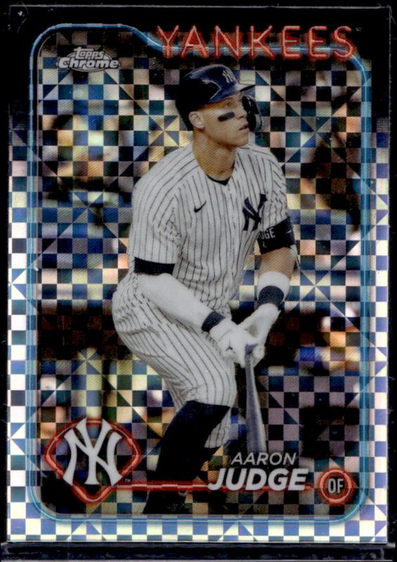 Aaron Judge 2024 Topps Chrome #50 X Fractor RAW