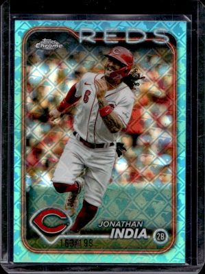 2024 Topps Chrome Logofractor Edition #185 Aqua /199