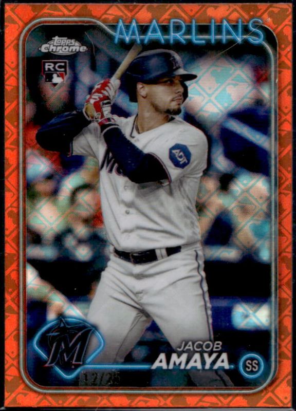 2024 Topps Chrome Logofractor Edition #92 Orange /25