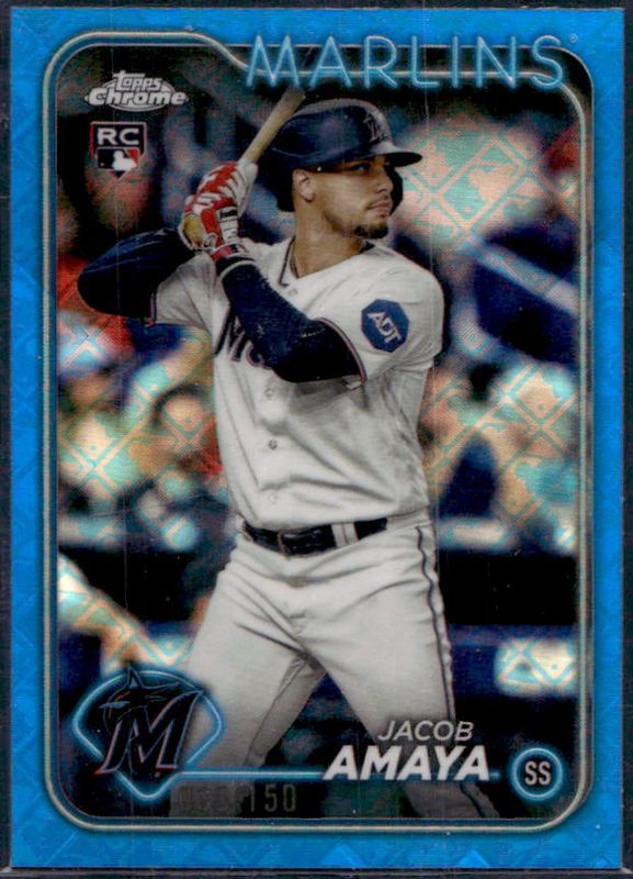 2024 Topps Chrome Logofractor Edition #92 Blue /150